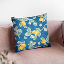 Mediterranean Breeze Step 01B Throw Pillow By Daphne Brissonnet