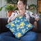 Mediterranean Breeze Step 01B Throw Pillow By Daphne Brissonnet