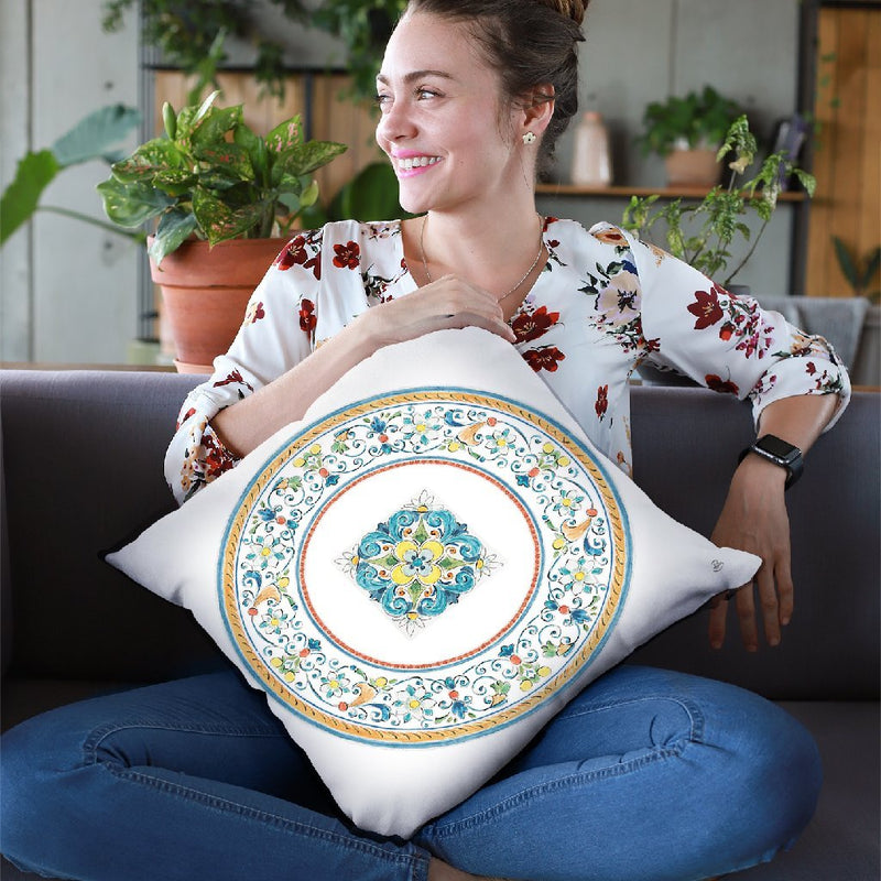 Mediterranean Breeze Viii Throw Pillow By Daphne Brissonnet