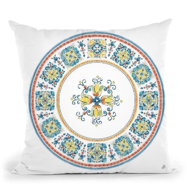 Mediterranean Breeze V Throw Pillow By Daphne Brissonnet
