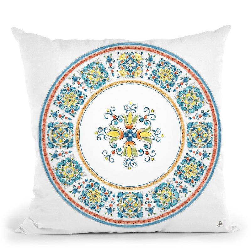 Mediterranean Breeze V Throw Pillow By Daphne Brissonnet