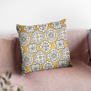 Color My World Kolam Pattern Throw Pillow By Daphne Brissonnet