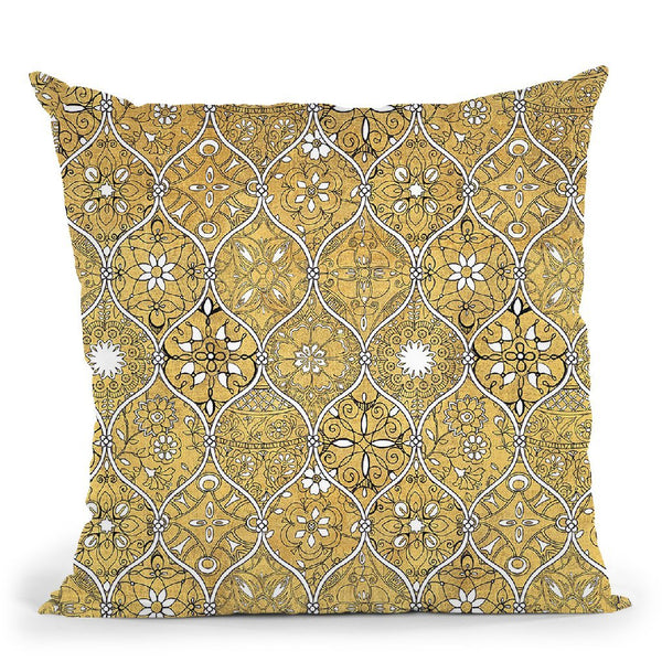 Color My World Spice Mosaic Throw Pillow By Daphne Brissonnet