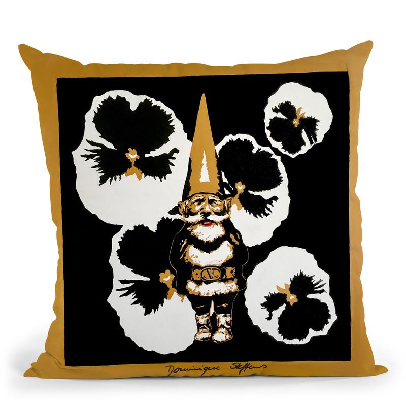 Valenti Gnome Throw Pillow By Dominique Steffens