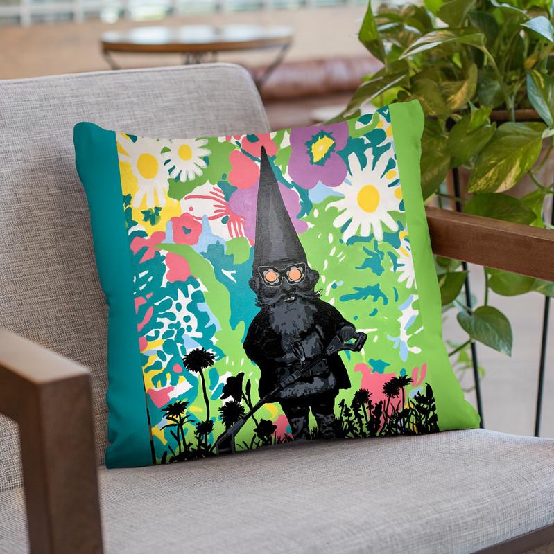Weedwacker Throw Pillow By Dominique Steffens