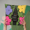Andys Flowers Throw Pillow By Dominique Steffens