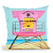 Bubble Beach Throw Pillow By Dominique Steffens