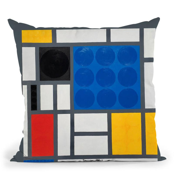 Mondrian Throw Pillow By Dominique Steffens