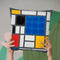 Mondrian Throw Pillow By Dominique Steffens