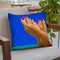 Feet First Throw Pillow By Dominique Steffens