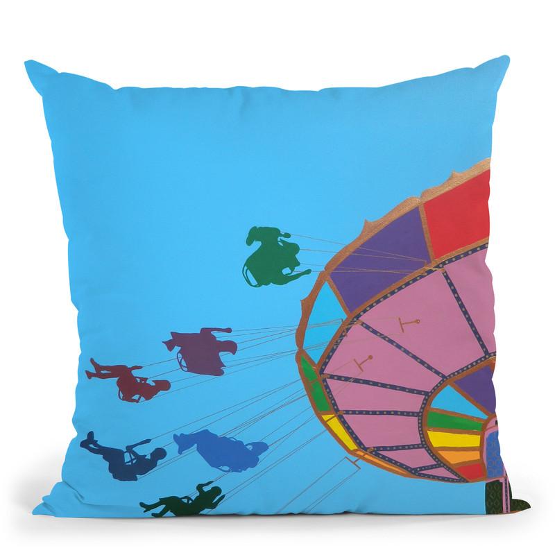 Marry Go Round  Throw Pillow By Dominique Steffens