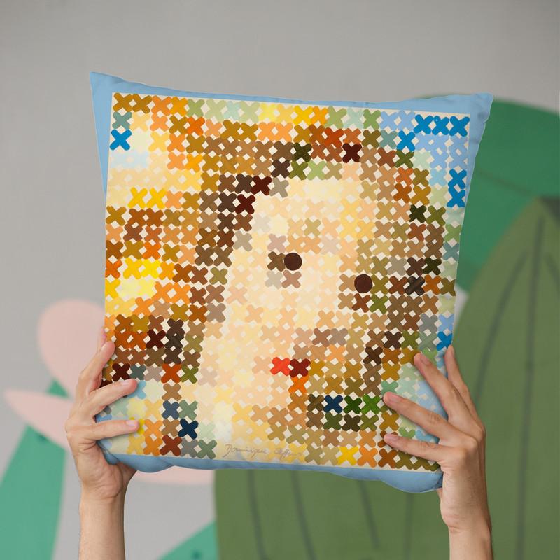 Xo Botticelli Venus Zoom Left Throw Pillow By Dominique Steffens