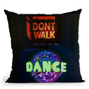 Don'T Walk - Dance Throw Pillow By Dominique Steffens