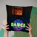 Don'T Walk - Dance Throw Pillow By Dominique Steffens