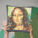 Miss Lisa Throw Pillow By Dominique Steffens