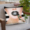 Black Lips On Stripes Throw Pillow By Dominique Steffens