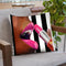 Hot Pink Lips Throw Pillow By Dominique Steffens
