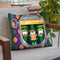 Mardi Gras Gnomes Throw Pillow By Dominique Steffens
