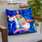 Pool Unicorn Throw Pillow By Dominique Steffens