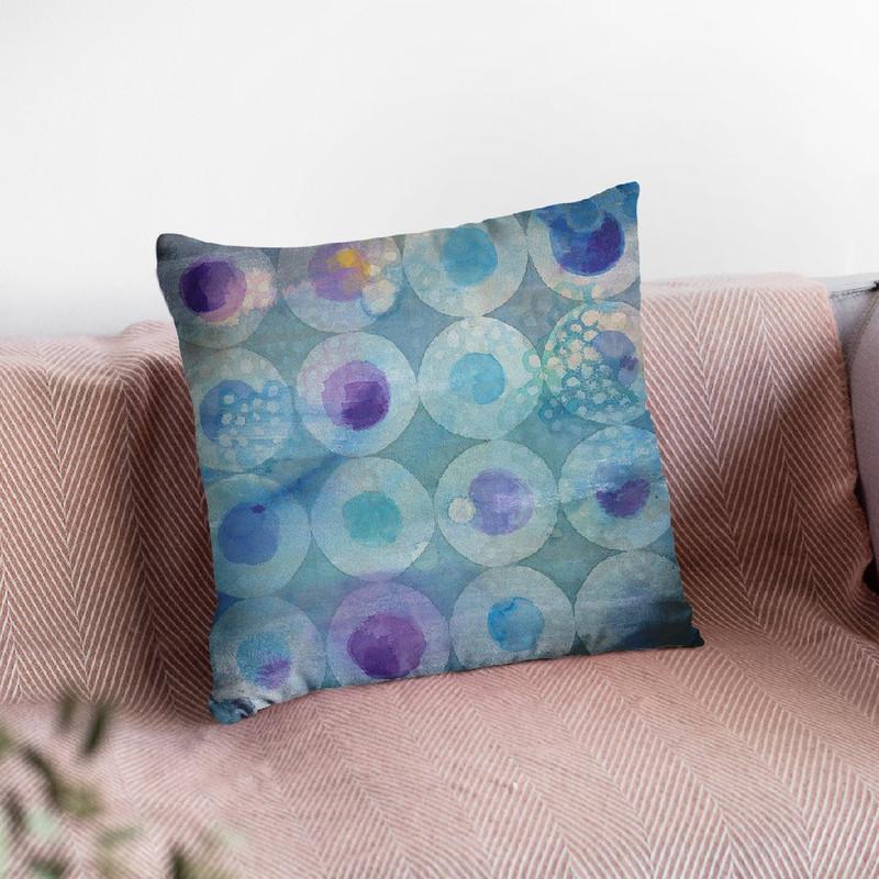 Touching Circles Ii Throw Pillow By Danhui