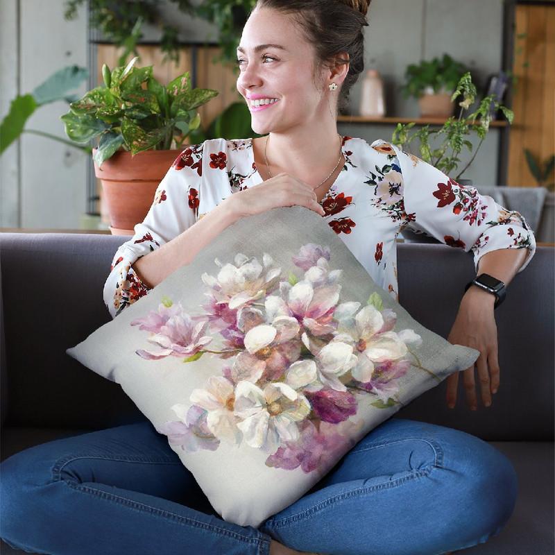 Sweet Magnolia Throw Pillow By Danhui