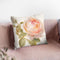 Garden Rose Crop Throw Pillow By Danhui