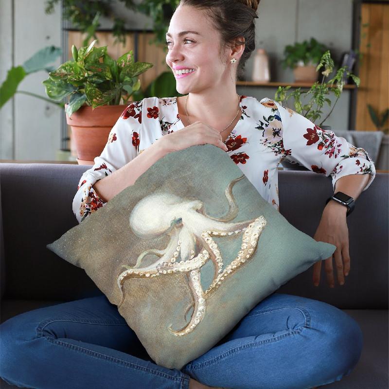 Treasures From The Sea V Throw Pillow By Danhui
