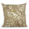 White Cherry Blossom Ii Neutral Crop Bird Throw Pillow By Danhui
