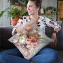 Blush Bouquet Mom Throw Pillow By Danhui