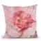 Blushing Metallic Peony Throw Pillow By Danhui