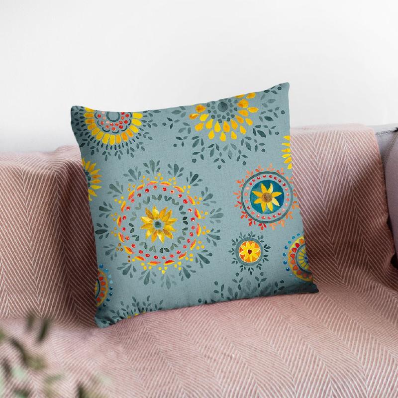 Floursack Autumn Pattern Vb Throw Pillow By Danhui