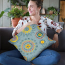 Floursack Autumn Pattern Vb Throw Pillow By Danhui