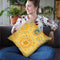 Floursack Autumn Pattern Vd Throw Pillow By Danhui