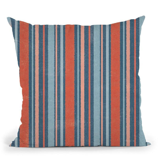 Floursack Nautical Pattern Iib Throw Pillow By Danhui