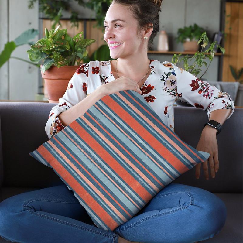 Floursack Nautical Pattern Iib Throw Pillow By Danhui