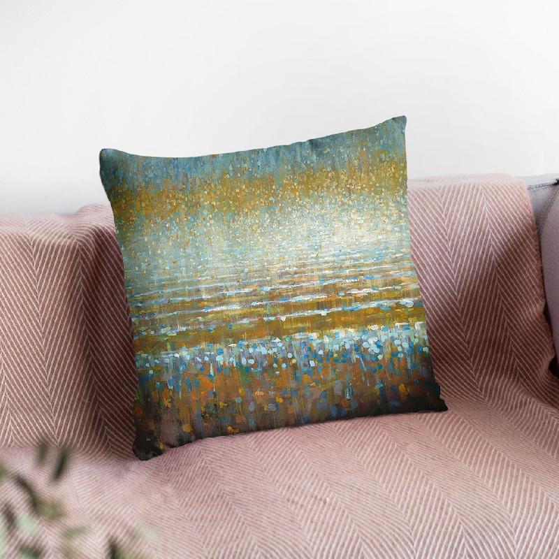 Rains Over Throw Pillow By Danhui