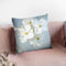 Blossoms On Blue Ii Throw Pillow By Danhui