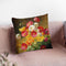 Poppies In The Field On Brown Throw Pillow By Danhui