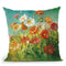 Painted Daisies Throw Pillow By Danhui