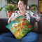 Painted Daisies Throw Pillow By Danhui