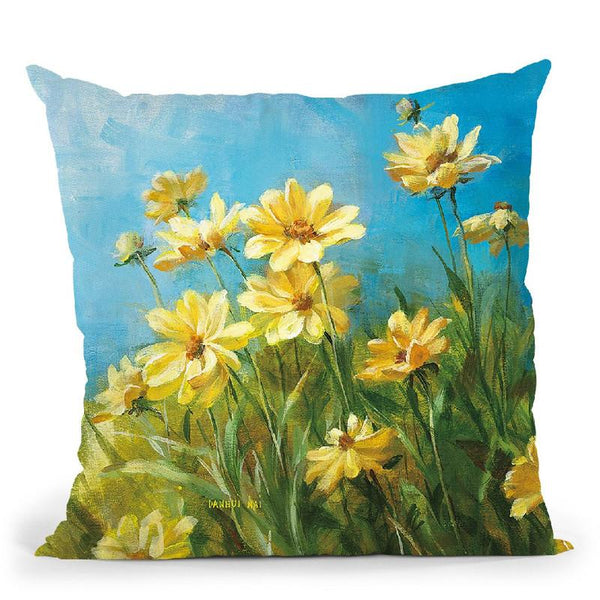 Summer Field I Throw Pillow By Danhui