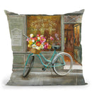 French Flowershop Throw Pillow By Danhui