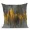 Black And Gold Abstract Throw Pillow By Danhui