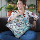 Twilight Flowers Throw Pillow By Danhui