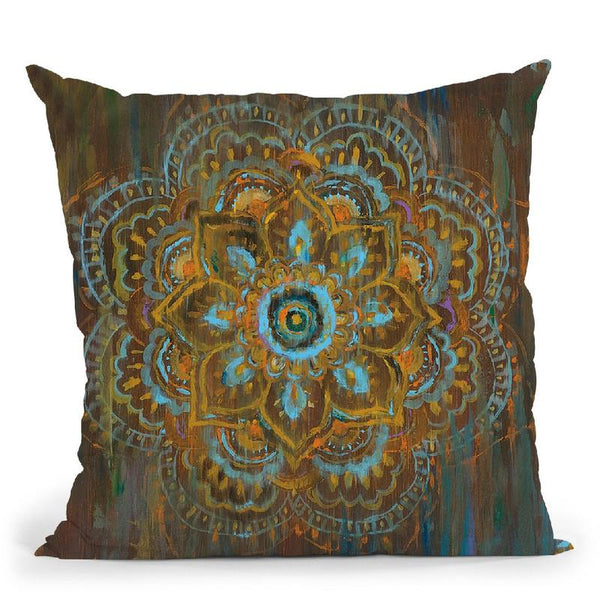 Bombay Bohemian Throw Pillow By Danhui
