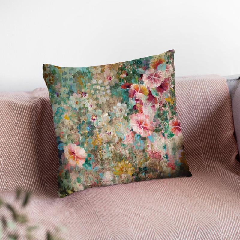Flower Shower Throw Pillow By Danhui
