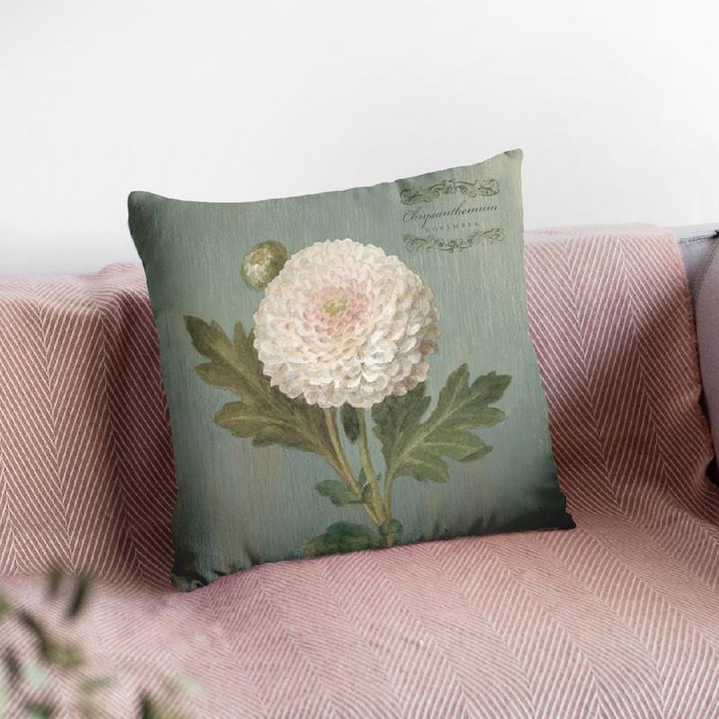 November Chrys Throw Pillow By Danhui