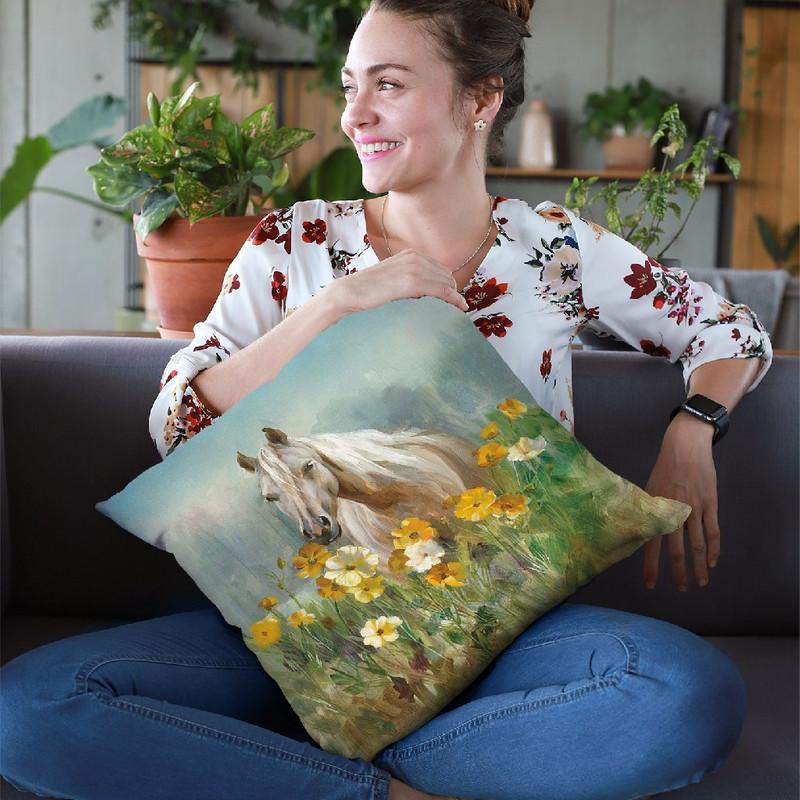 Farm And Field Ii Throw Pillow By Danhui