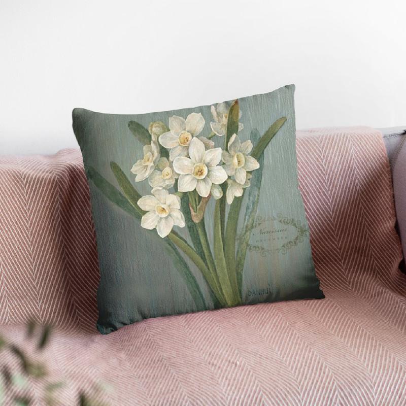 December Narciss Throw Pillow By Danhui