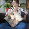 Abstract Peony Throw Pillow By Danhui